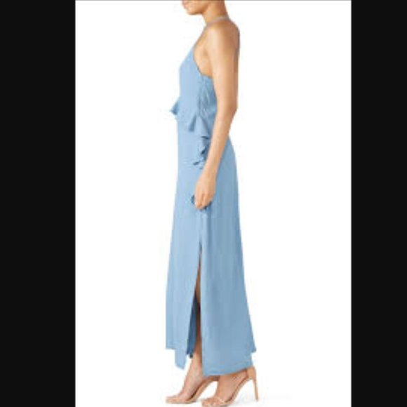 NEW - ELLIATT - Rapture Sleeveless Ruffle Slip Long Maxi Dress - Picture 3 of 9